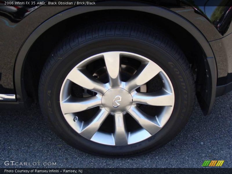 Black Obsidian / Brick/Black 2006 Infiniti FX 35 AWD