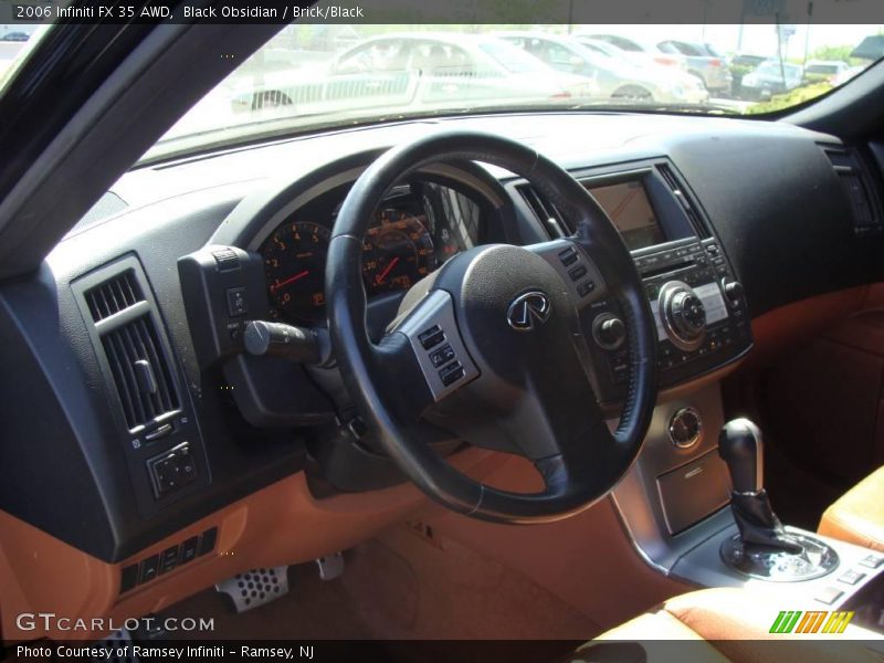 Black Obsidian / Brick/Black 2006 Infiniti FX 35 AWD