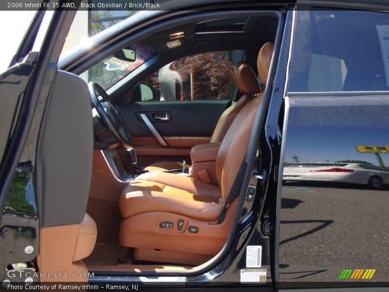 Black Obsidian / Brick/Black 2006 Infiniti FX 35 AWD