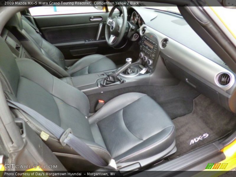  2009 MX-5 Miata Grand Touring Roadster Black Interior