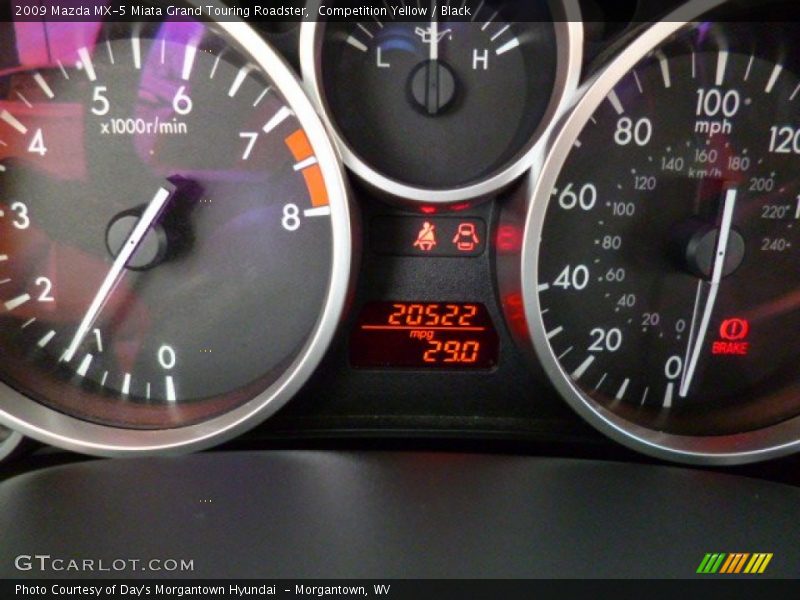  2009 MX-5 Miata Grand Touring Roadster Grand Touring Roadster Gauges