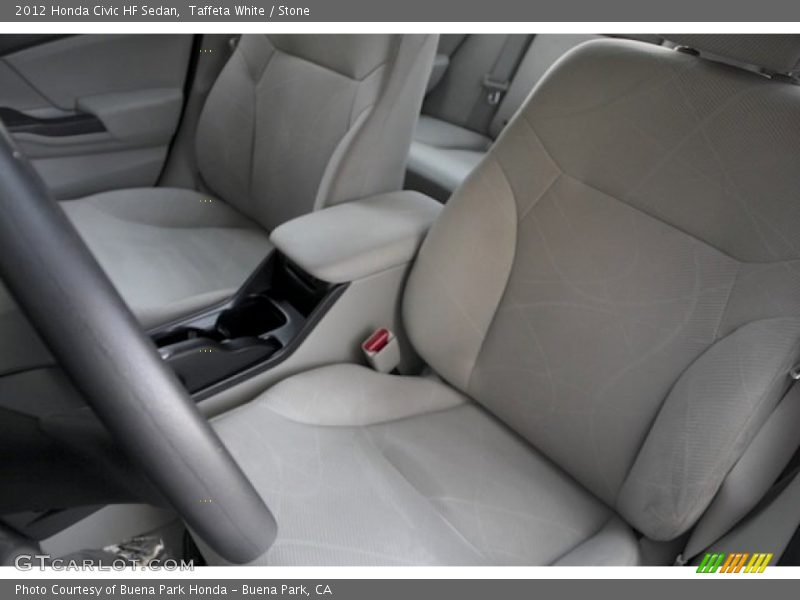 Taffeta White / Stone 2012 Honda Civic HF Sedan