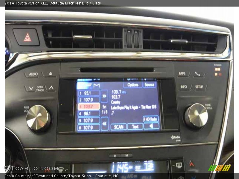 Attitude Black Metallic / Black 2014 Toyota Avalon XLE