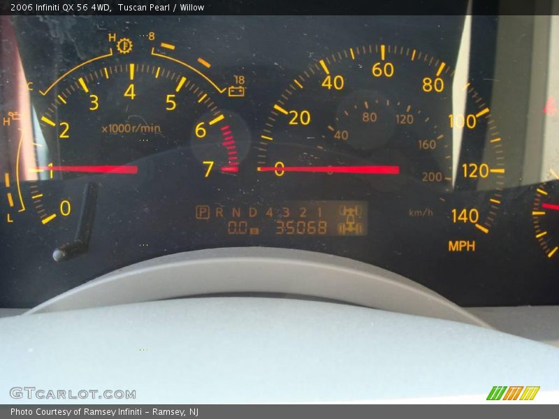 Tuscan Pearl / Willow 2006 Infiniti QX 56 4WD
