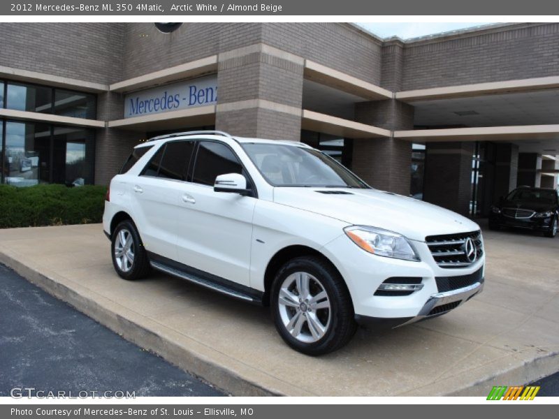 Arctic White / Almond Beige 2012 Mercedes-Benz ML 350 4Matic