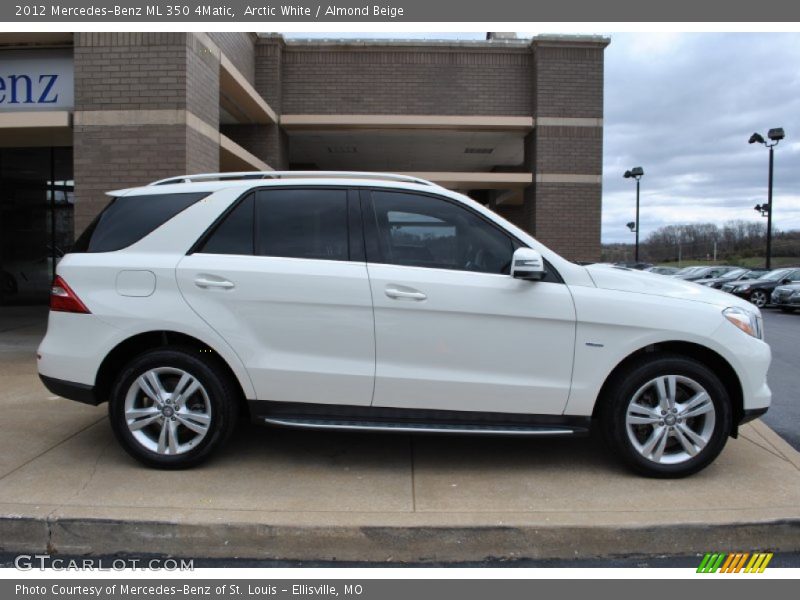Arctic White / Almond Beige 2012 Mercedes-Benz ML 350 4Matic