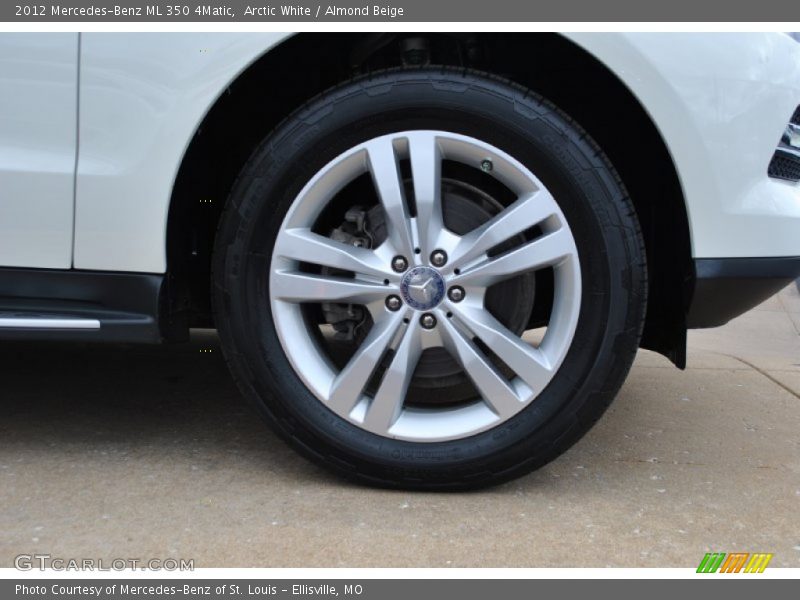 Arctic White / Almond Beige 2012 Mercedes-Benz ML 350 4Matic