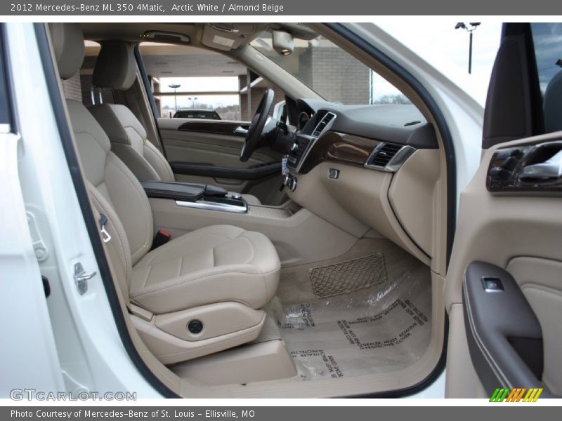 Arctic White / Almond Beige 2012 Mercedes-Benz ML 350 4Matic