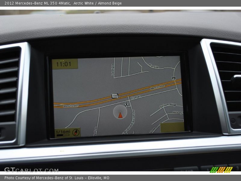 Arctic White / Almond Beige 2012 Mercedes-Benz ML 350 4Matic
