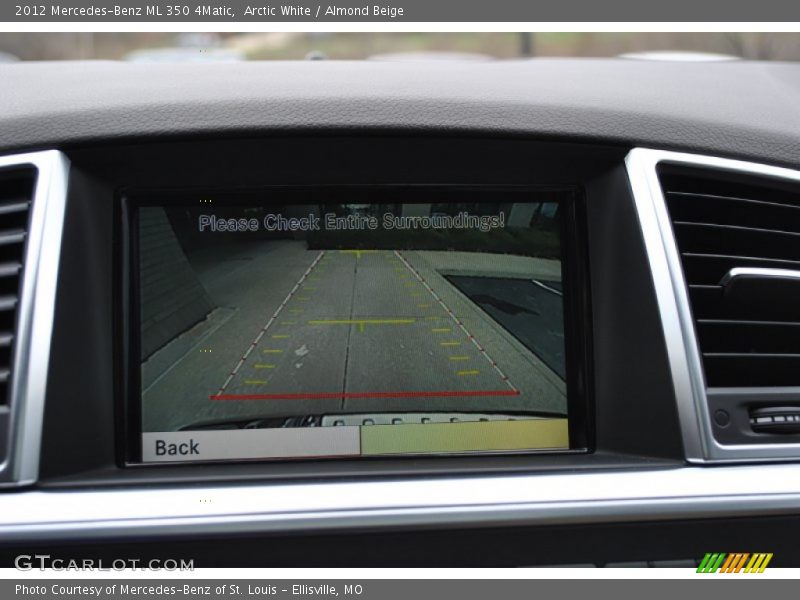 Arctic White / Almond Beige 2012 Mercedes-Benz ML 350 4Matic
