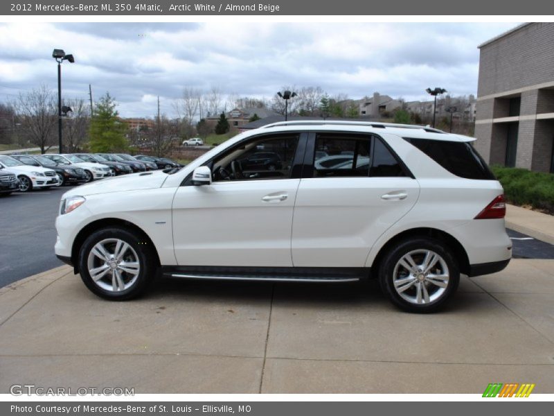 Arctic White / Almond Beige 2012 Mercedes-Benz ML 350 4Matic