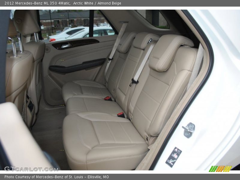 Arctic White / Almond Beige 2012 Mercedes-Benz ML 350 4Matic