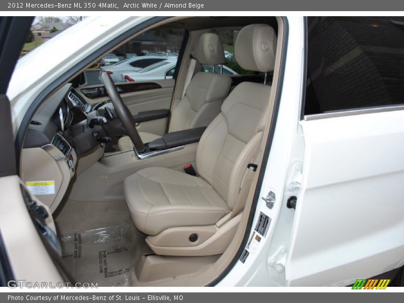 Arctic White / Almond Beige 2012 Mercedes-Benz ML 350 4Matic