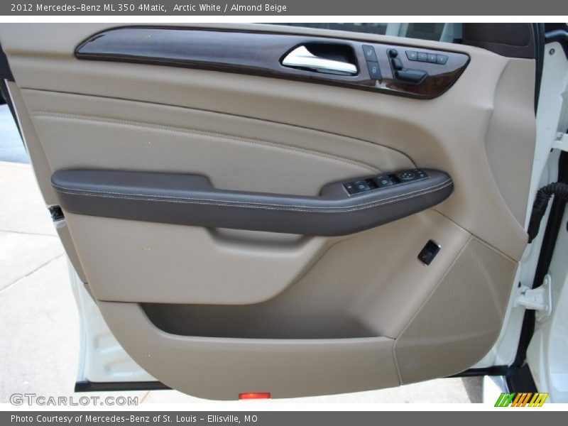 Arctic White / Almond Beige 2012 Mercedes-Benz ML 350 4Matic