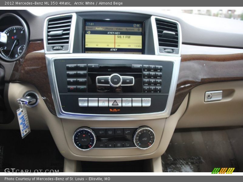 Arctic White / Almond Beige 2012 Mercedes-Benz ML 350 4Matic