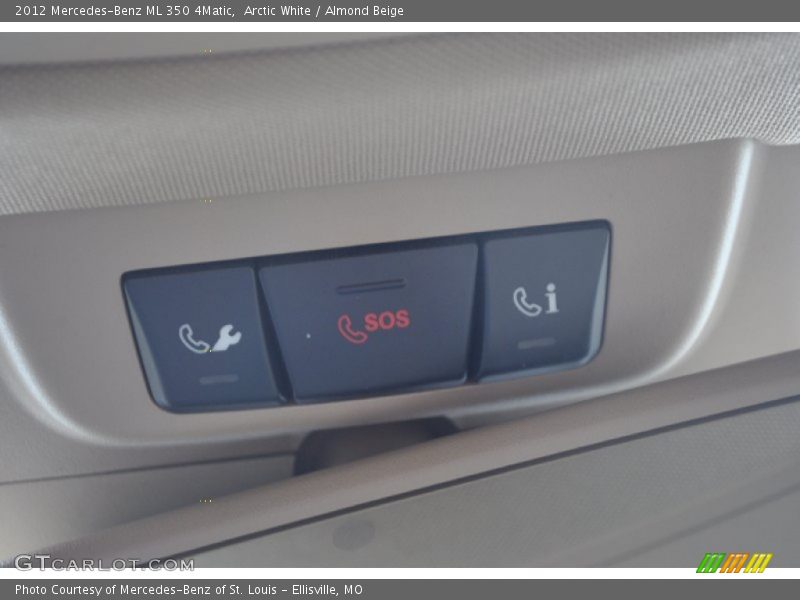 Arctic White / Almond Beige 2012 Mercedes-Benz ML 350 4Matic