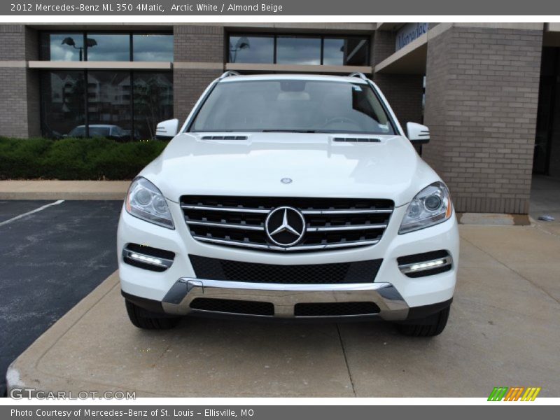 Arctic White / Almond Beige 2012 Mercedes-Benz ML 350 4Matic