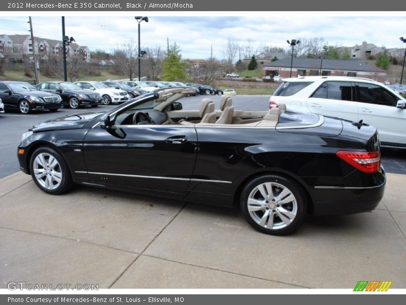 Black / Almond/Mocha 2012 Mercedes-Benz E 350 Cabriolet