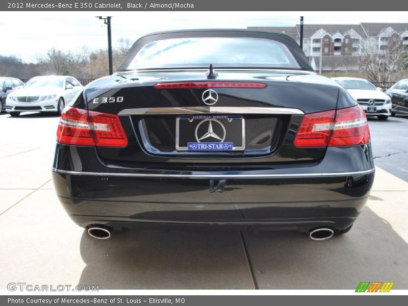Black / Almond/Mocha 2012 Mercedes-Benz E 350 Cabriolet