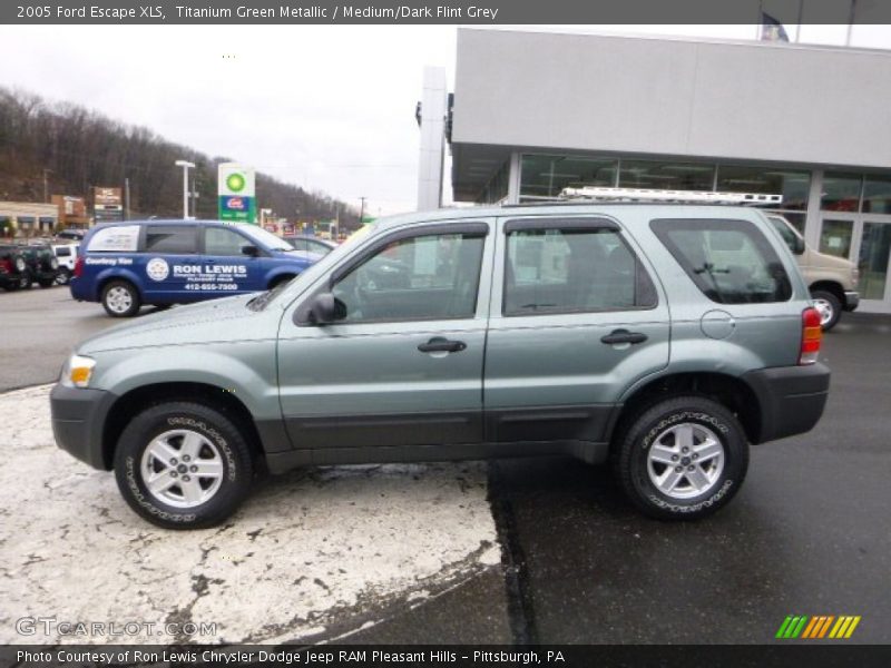 Titanium Green Metallic / Medium/Dark Flint Grey 2005 Ford Escape XLS