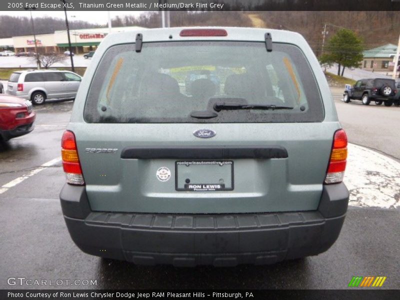 Titanium Green Metallic / Medium/Dark Flint Grey 2005 Ford Escape XLS