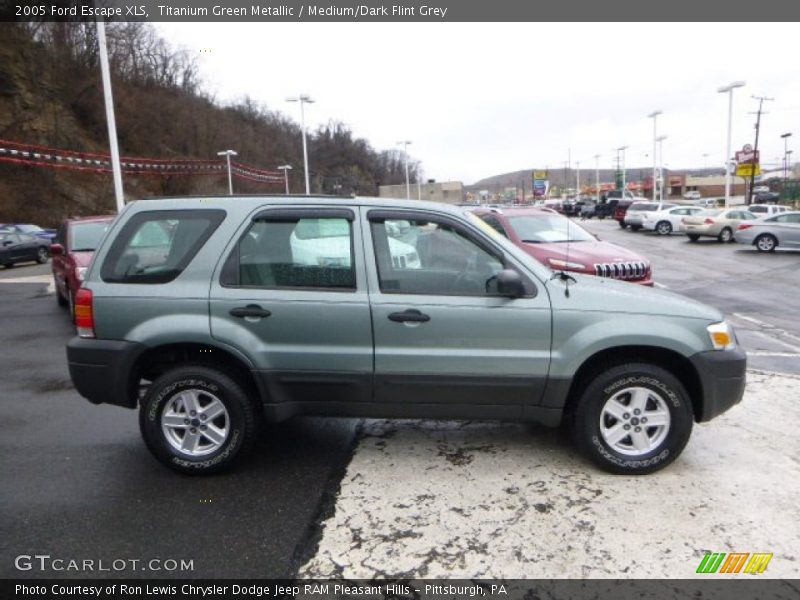 Titanium Green Metallic / Medium/Dark Flint Grey 2005 Ford Escape XLS