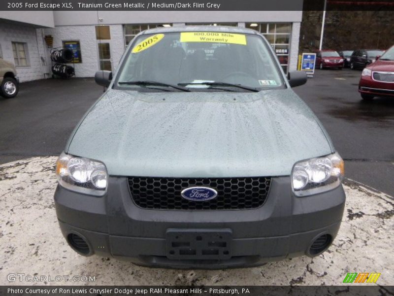 Titanium Green Metallic / Medium/Dark Flint Grey 2005 Ford Escape XLS