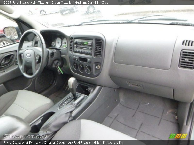 Titanium Green Metallic / Medium/Dark Flint Grey 2005 Ford Escape XLS