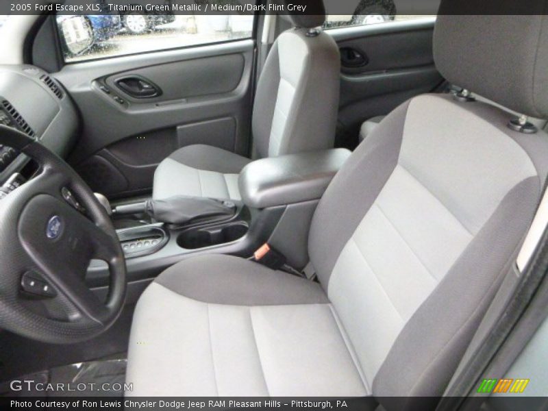 Titanium Green Metallic / Medium/Dark Flint Grey 2005 Ford Escape XLS