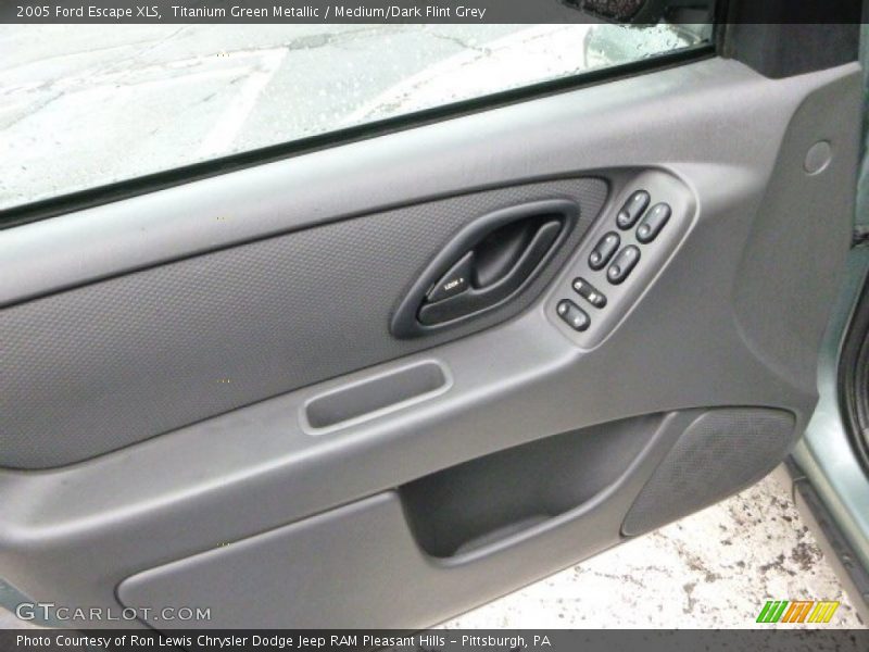 Titanium Green Metallic / Medium/Dark Flint Grey 2005 Ford Escape XLS