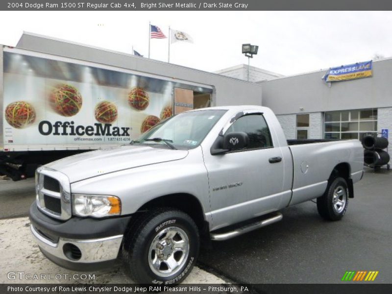 Bright Silver Metallic / Dark Slate Gray 2004 Dodge Ram 1500 ST Regular Cab 4x4