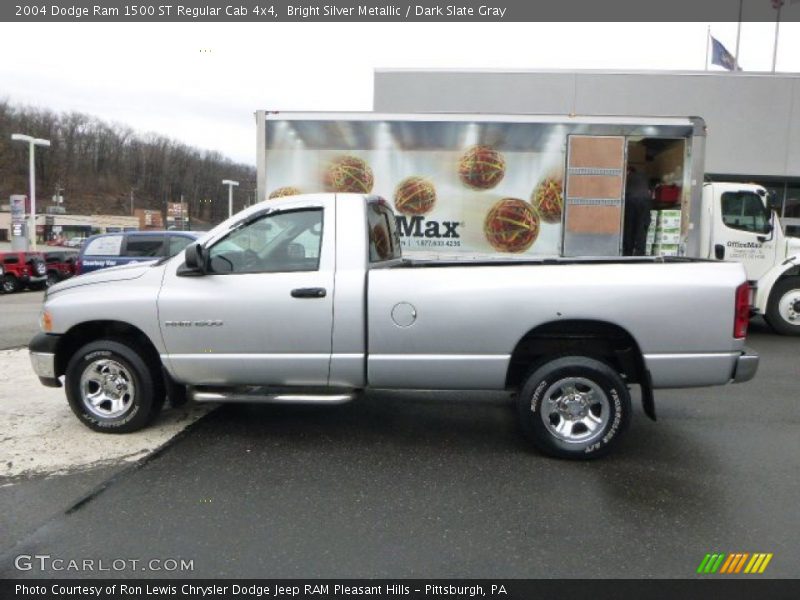 Bright Silver Metallic / Dark Slate Gray 2004 Dodge Ram 1500 ST Regular Cab 4x4