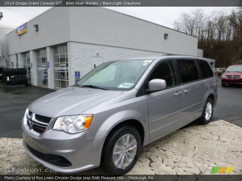 Billet Silver Metallic / Black/Light Graystone 2014 Dodge Grand Caravan SXT