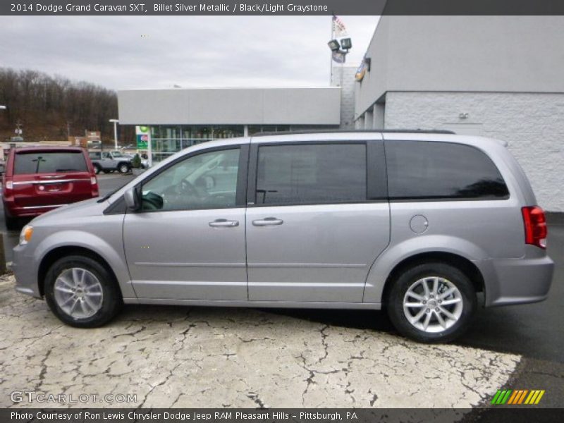 Billet Silver Metallic / Black/Light Graystone 2014 Dodge Grand Caravan SXT