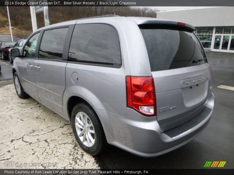 Billet Silver Metallic / Black/Light Graystone 2014 Dodge Grand Caravan SXT