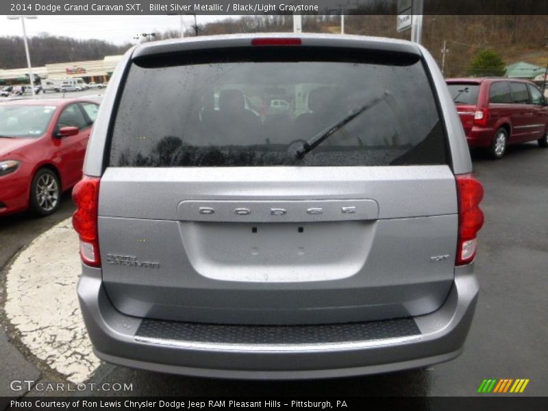 Billet Silver Metallic / Black/Light Graystone 2014 Dodge Grand Caravan SXT