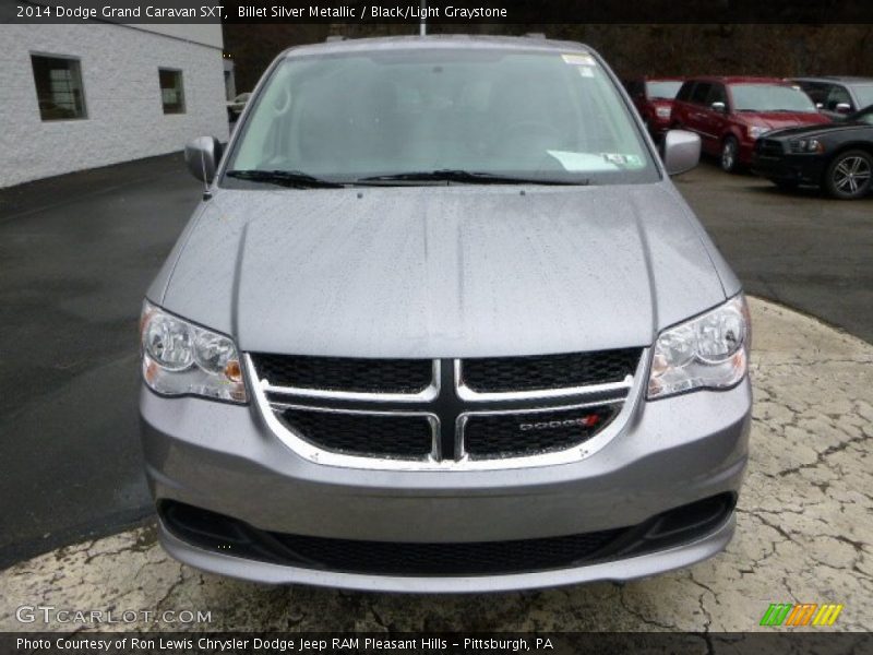 Billet Silver Metallic / Black/Light Graystone 2014 Dodge Grand Caravan SXT