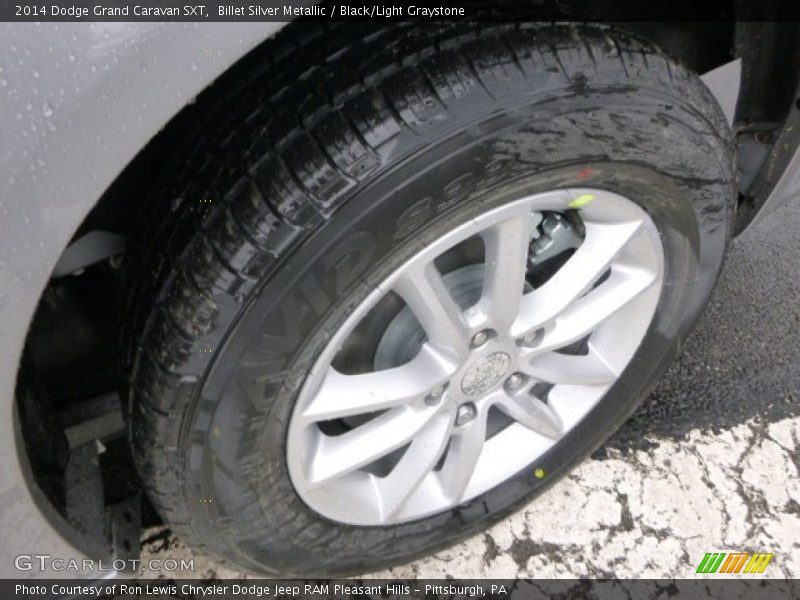 Billet Silver Metallic / Black/Light Graystone 2014 Dodge Grand Caravan SXT