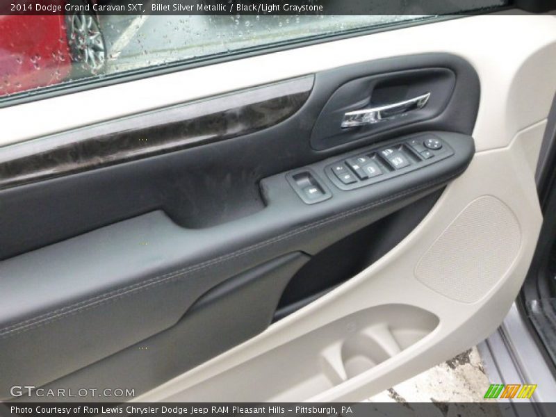 Billet Silver Metallic / Black/Light Graystone 2014 Dodge Grand Caravan SXT