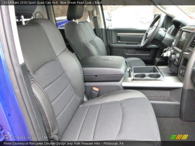 Blue Streak Pearl Coat / Black 2014 Ram 1500 Sport Quad Cab 4x4