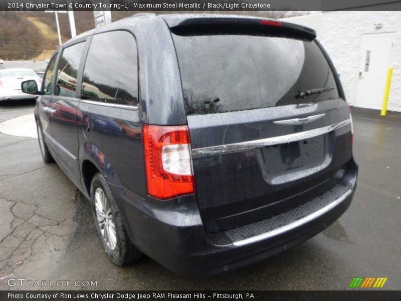 Maximum Steel Metallic / Black/Light Graystone 2014 Chrysler Town & Country Touring-L