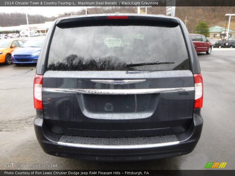 Maximum Steel Metallic / Black/Light Graystone 2014 Chrysler Town & Country Touring-L
