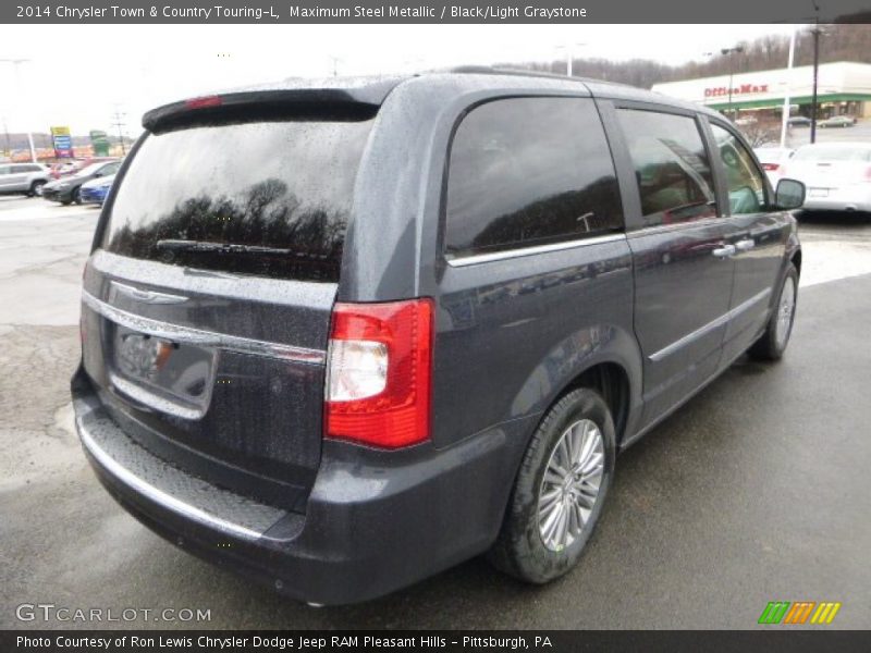 Maximum Steel Metallic / Black/Light Graystone 2014 Chrysler Town & Country Touring-L