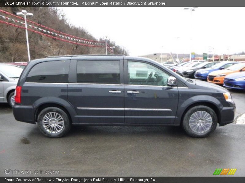 Maximum Steel Metallic / Black/Light Graystone 2014 Chrysler Town & Country Touring-L