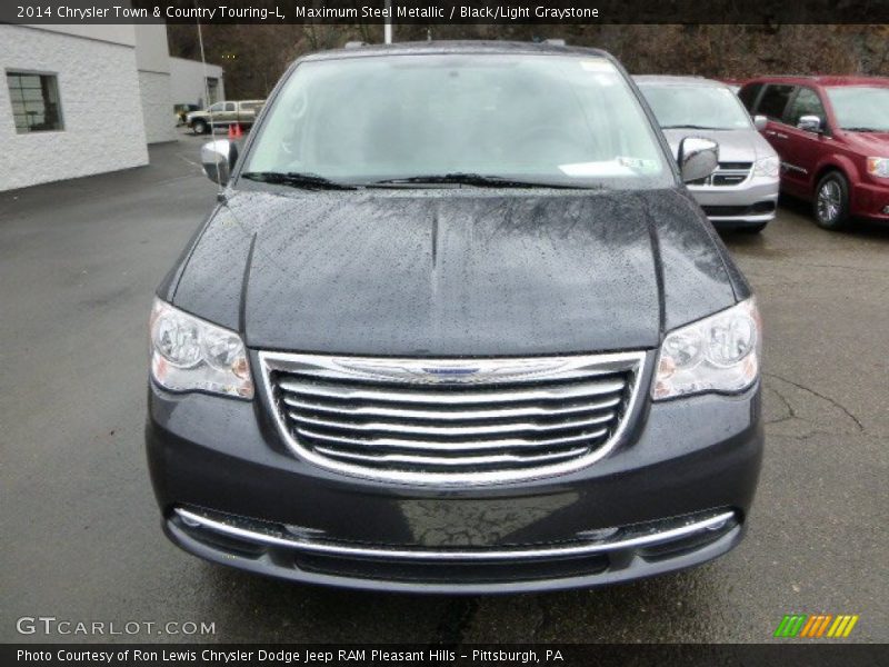 Maximum Steel Metallic / Black/Light Graystone 2014 Chrysler Town & Country Touring-L