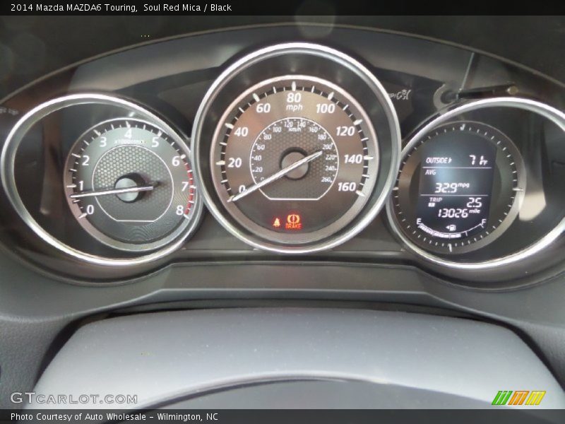 Soul Red Mica / Black 2014 Mazda MAZDA6 Touring