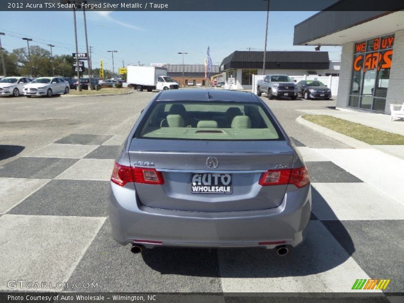 Forged Silver Metallic / Taupe 2012 Acura TSX Sedan