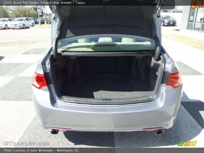 Forged Silver Metallic / Taupe 2012 Acura TSX Sedan