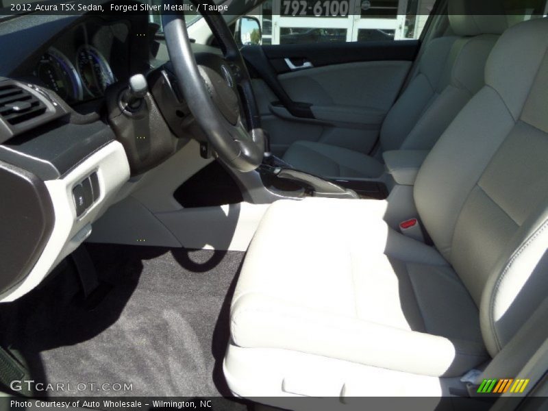 Forged Silver Metallic / Taupe 2012 Acura TSX Sedan