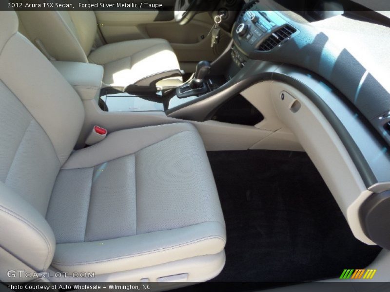Forged Silver Metallic / Taupe 2012 Acura TSX Sedan